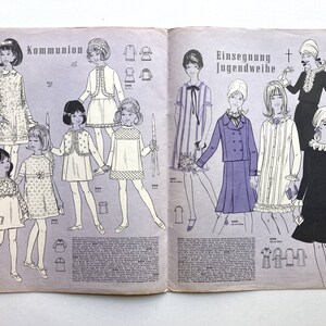 MODE UND SCHNITT Vintage Nähzeitschrift Modezeitschrift Modemagazin mit Schnittmusterbögen Heft 093 von 1967 image 7