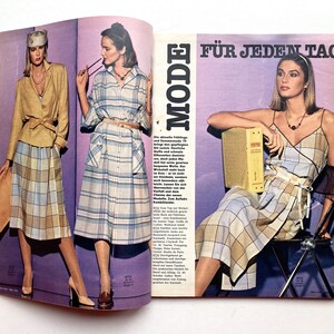 BURDA MODEN Vintage Modezeitschrift Modemagazin mit Schnittmustern Heft 3/ März 1979 image 2