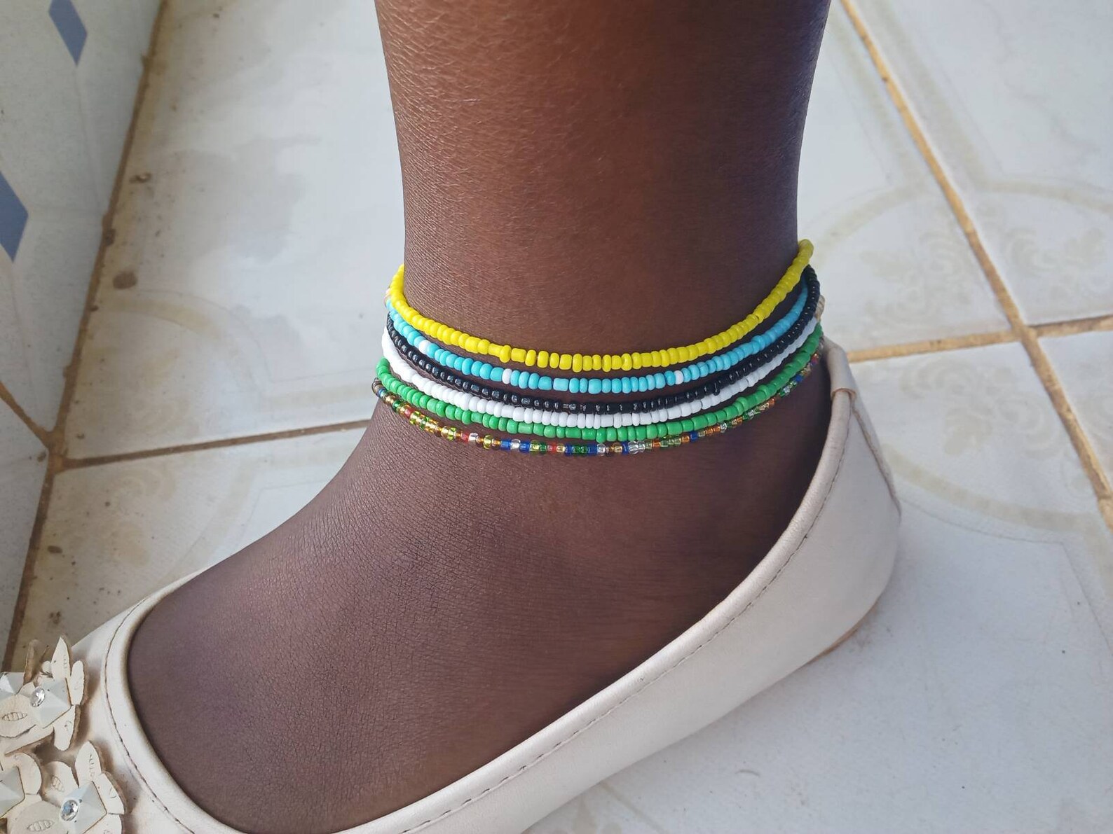 Anklet beaded anklet maasai beade anklet women Etsy