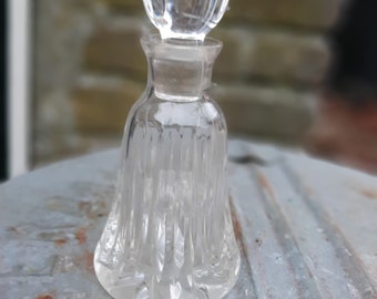 Crystal mini decanter | vintage flawless cut | Height 13 cm