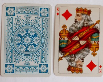 B. Dondorf no. 122 Whist, a 52 blatt | Frankfurt a. M. Cards | 2 sets | Card game | Collector's item