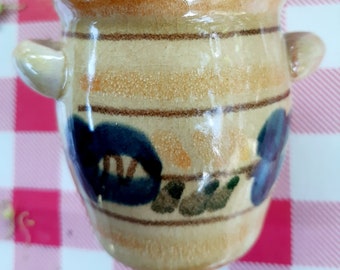 Vintage mustard jar | pottery | collector's item | 7 cm high