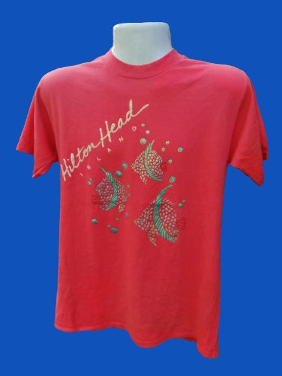 80s 90s Vintage T Shirt Hilton Head Island Collect