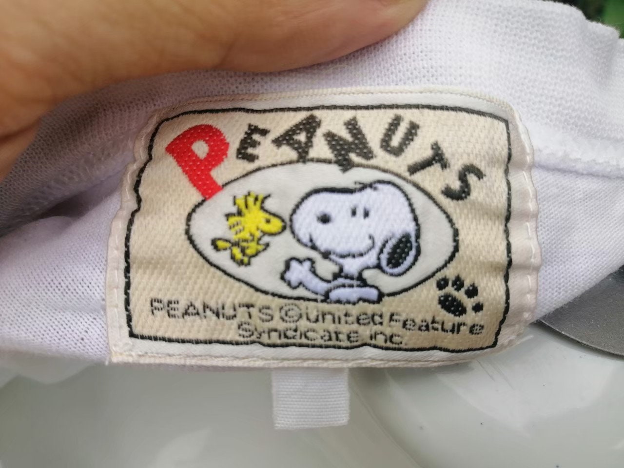 Peanuts SNOOPY Logo License Tags Mens Medium White T Shirt Etsy Australia