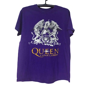 2019 queen adam lambert rhapsody tour concert t shirt medium 20/26.5