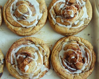 Cinnamon Swirl | New York style cookies | Cookie