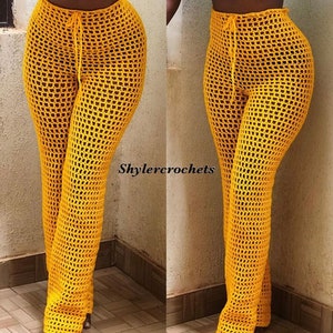 crochet mesh pants pdf pattern