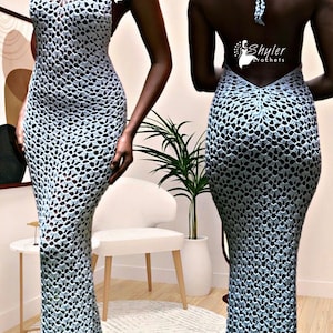 Lunar Crochet Dress / Gown - Etsy