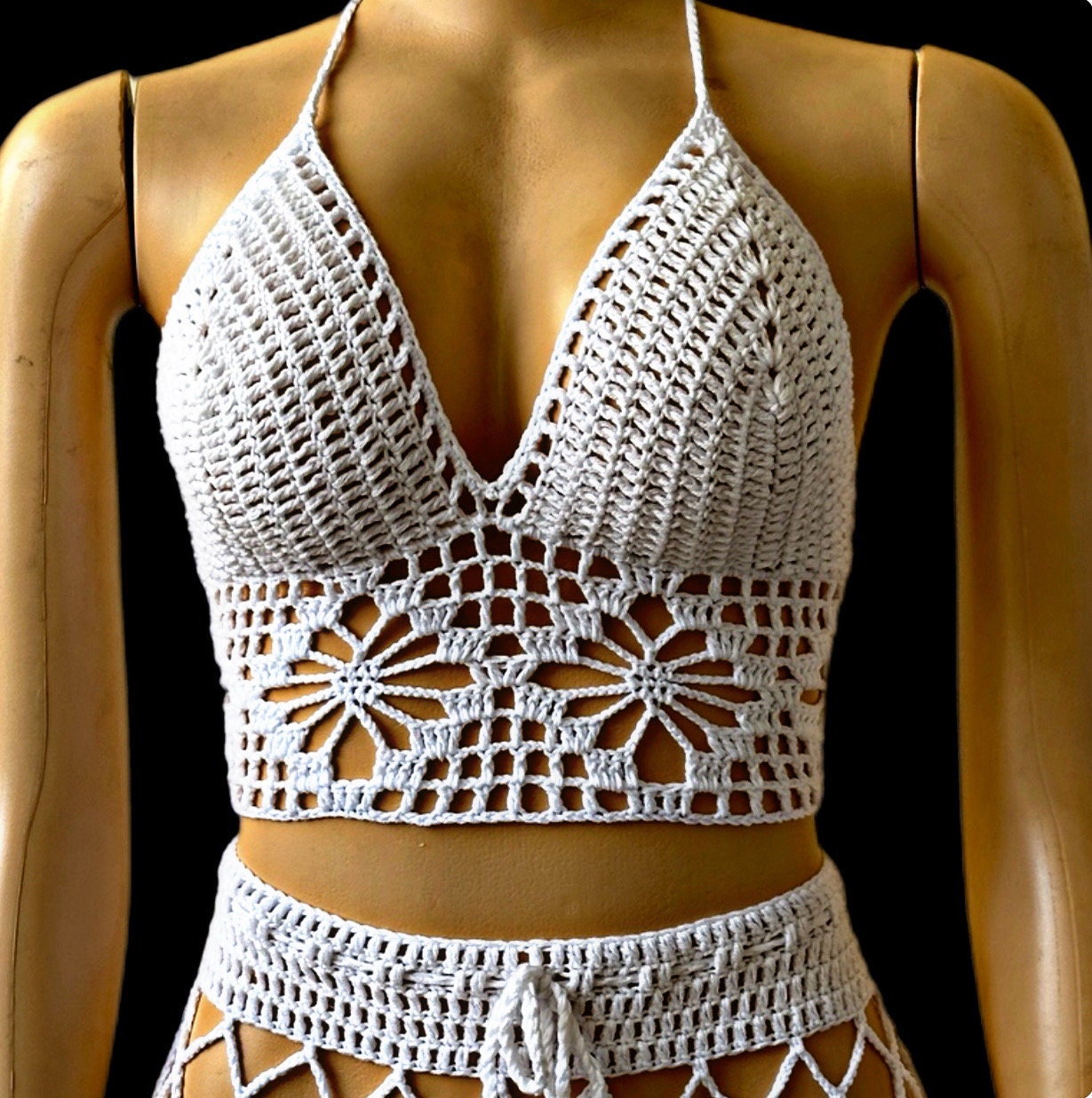 Crochet flower top | bralette