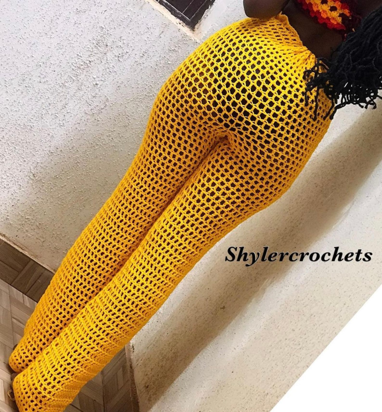 Crochet Mesh Pants Pdf Pattern Etsy