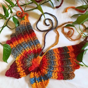 Butterfly shelly crochet top image 6