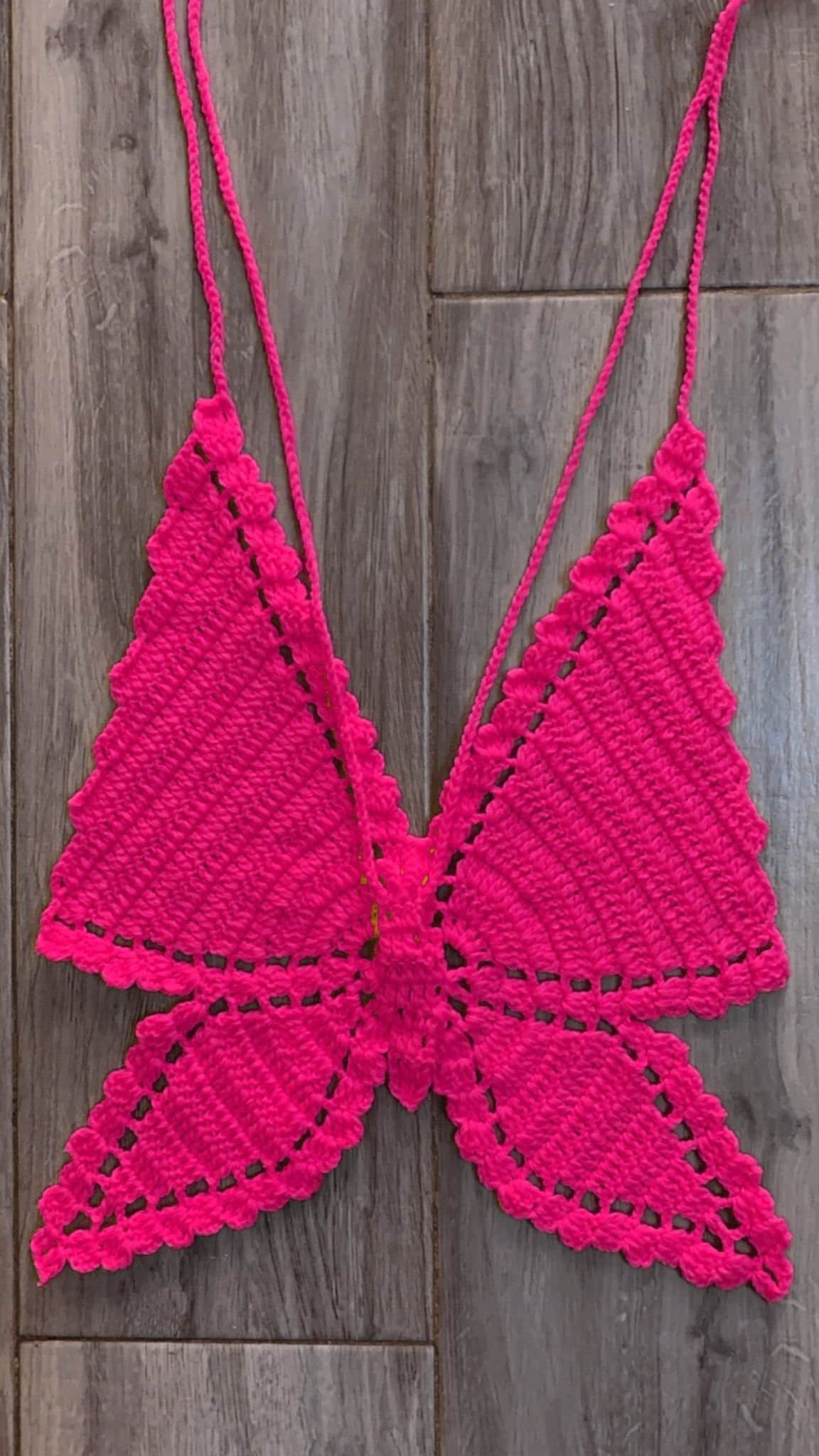 Crochet Butterfly Top Pattern
 Butterfly top pattern crochet