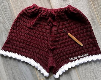 CROCHET BOOTY SHORTS