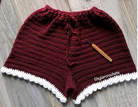 Crochet shorts etsy 2025