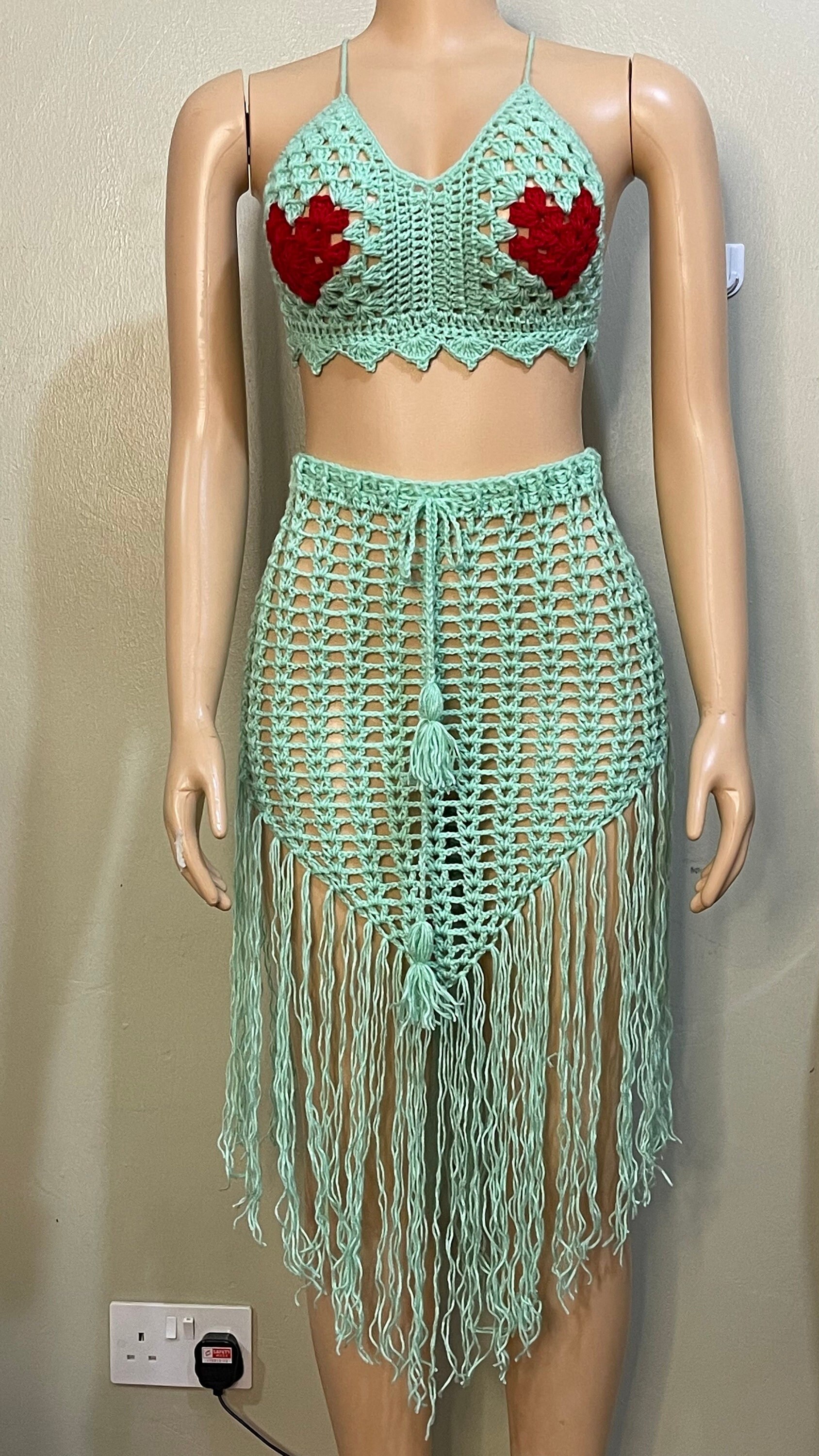 Beach Cover up Skirt X Crochet Pattern Etsy