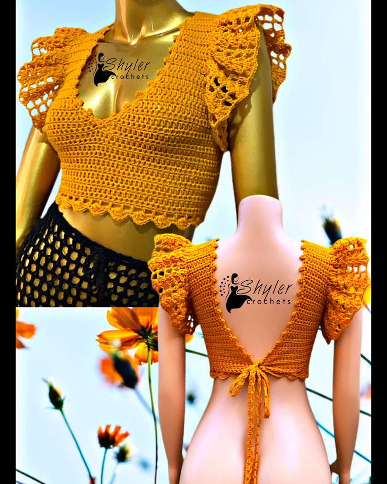 APRICITY CROCHET TOP image 8