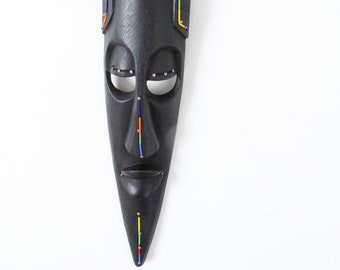 Wooden African mask-Mask-Home decoration-Africa mask-Masai carving-Maasai mask-African mask-Tribal mask-Maasai mask