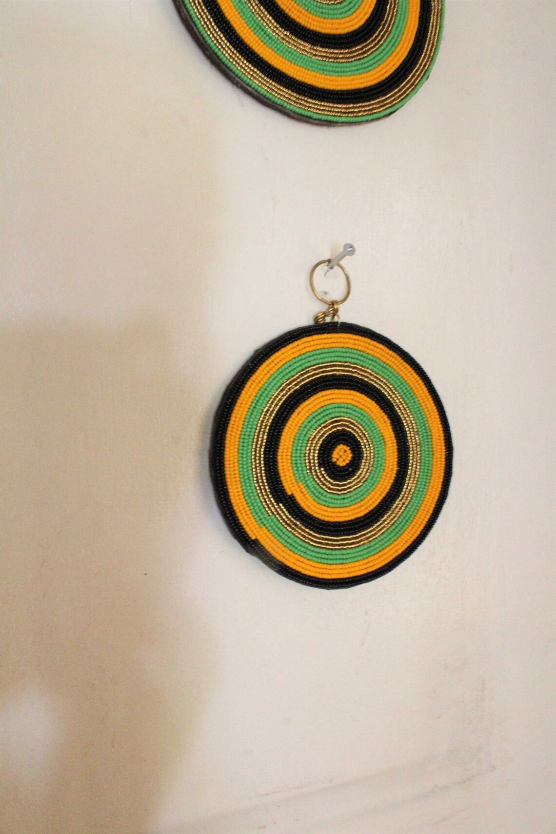 Set of 3Home decorBead wall decorWall artWall Etsy