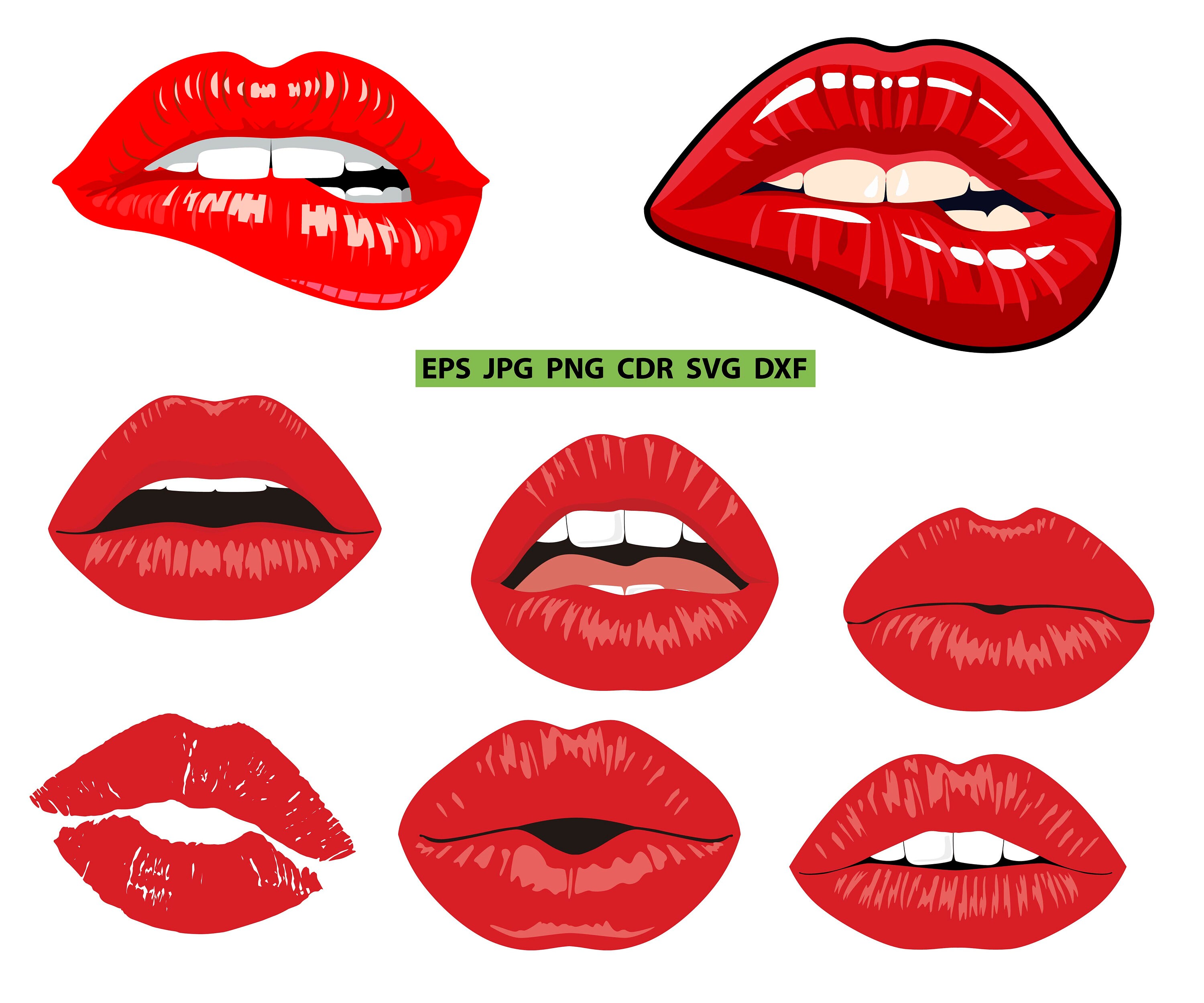 Download Dripping Lips Svg Files Instant Download Biting Lips Dxf Etsy