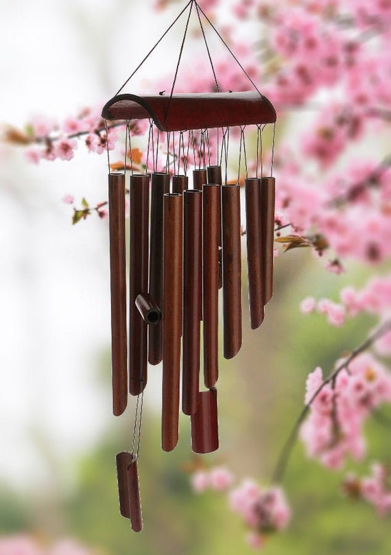 Wooden Wind Chimes Handmade Bamboo Outdoor Bell Ireland Wooden Wind Chimes Handmade Bamboo, Garden Wind Chimes Ireland