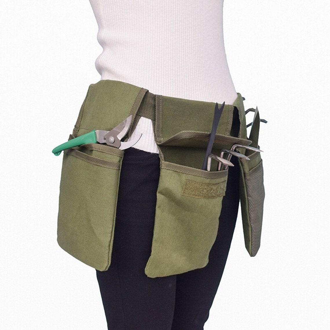 Garden Tool Belt Bag Waist Pocket Pouch. Florist Tools Etsy