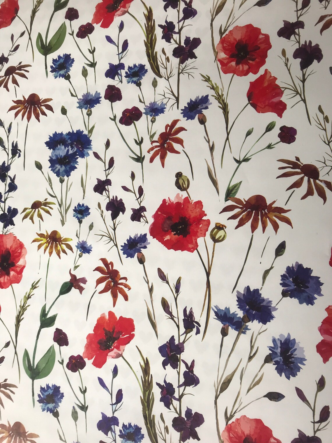 Floral flowers wrapping paper Etsy