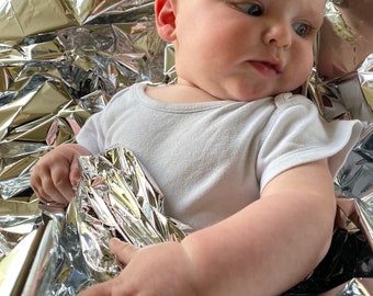 Sensory Foil Blanket Baby Sensory Play