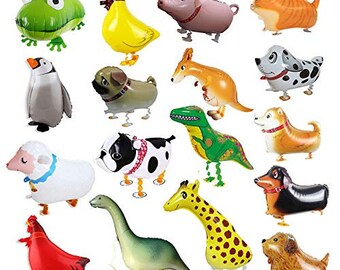 Corgi Dog Walking Pet Balloon Animal Airwalker Foil Helium Kids Fun Parties Toys Corgi Dog Walking Pet Balloon Animal Airwalker Foil Helium Kids Fun Parties Toys