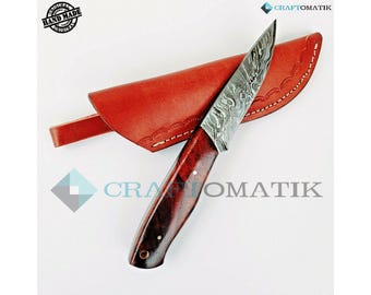 Damascus knife | Hunting knife | Rescue knife Damascus steel garden knife Bowie | Damascus Knife | DHK65