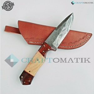 Damascus knife | Hunting knife | Rescue knife Damascus steel garden knife Bowie | Damascus Knife | DHK69