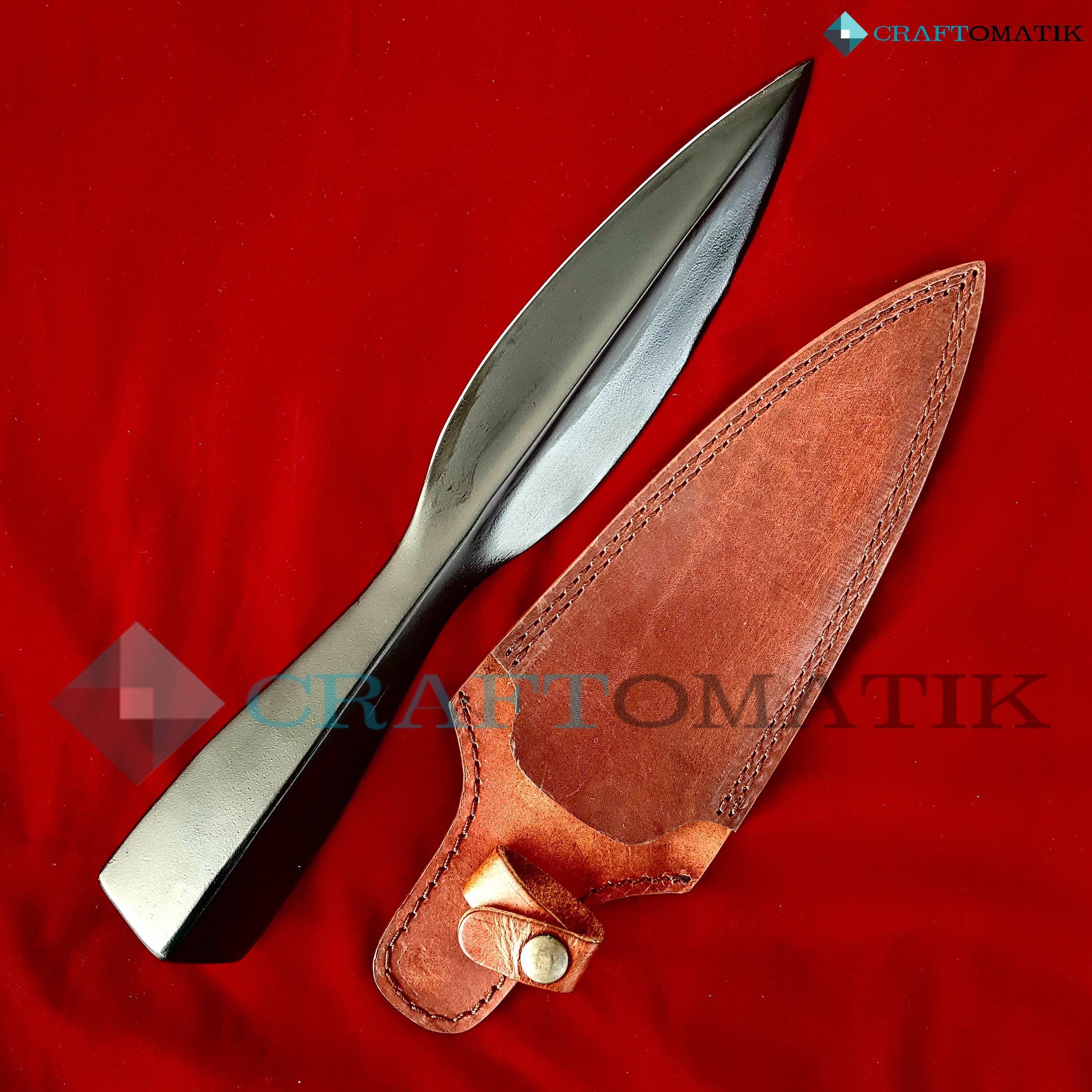 Spear Tip - Saufeder Tip - Lance Tip - Black Boar - 34 Cm - 1.2 Kg