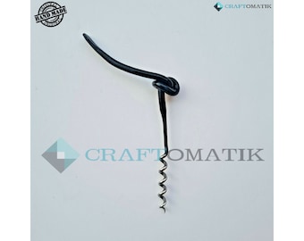 Hand-forged corkscrew | Torted Bottle Opener | iron | Middle Ages | HFCS01