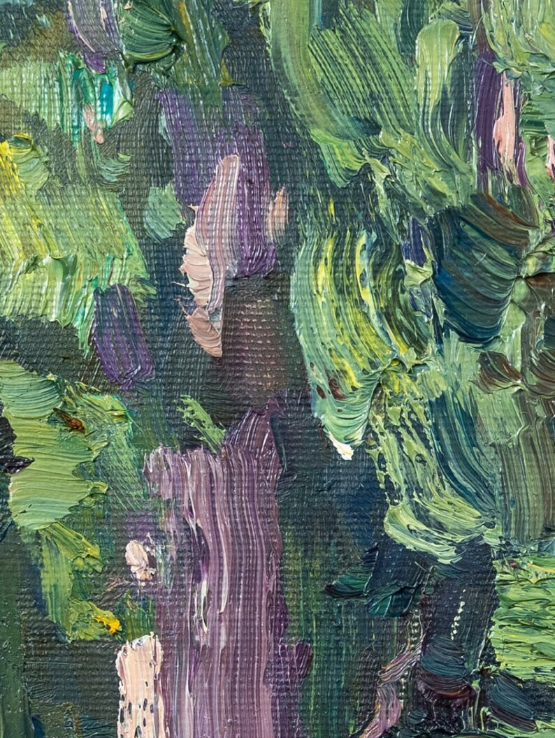 Printable Poplar Oil Painting Downloadable Art Instant Etsy