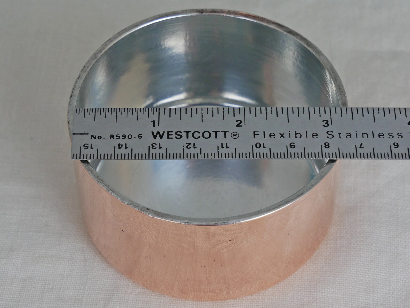7 Oz Tinlined Copper Soufflé Mold ramekin 3 in Diameter Etsy