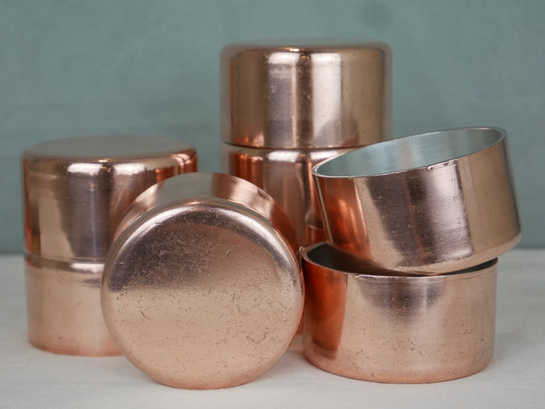 7 Oz Tinlined Copper Soufflé Mold ramekin 3 in Diameter Etsy