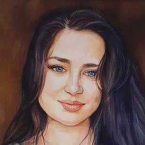 Autoritratto personalizzato ad acquerello Ritratto di famiglia personalizzato dipinto a mano, Ritratto realistico su commissione, Dipinto originale ad acquerello da foto