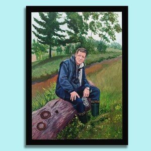 Custom hand painted oil portrait from photo, Original handmade gift for loved ones, Wedding Personalised gift, Custom family oil painting