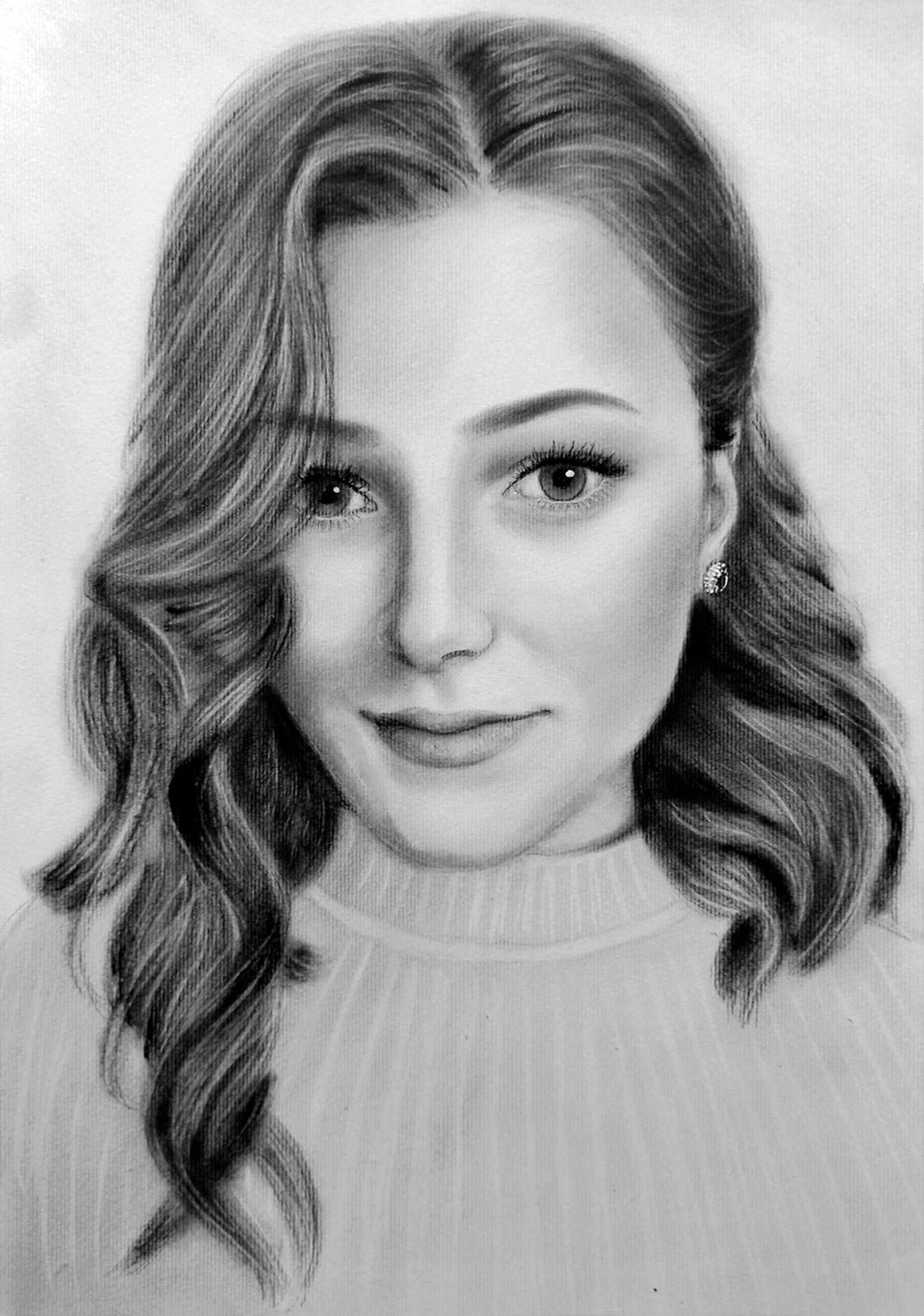 Graphite Pencil Portrait Hand drawing portrait from photo Etsy