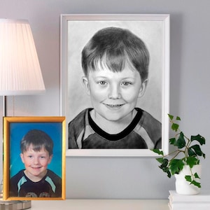 Personalized Baby, Child, and Family Portraits from Photo, Loved One Portrait, Custom handmade Baby and Family Portraits from your Photos