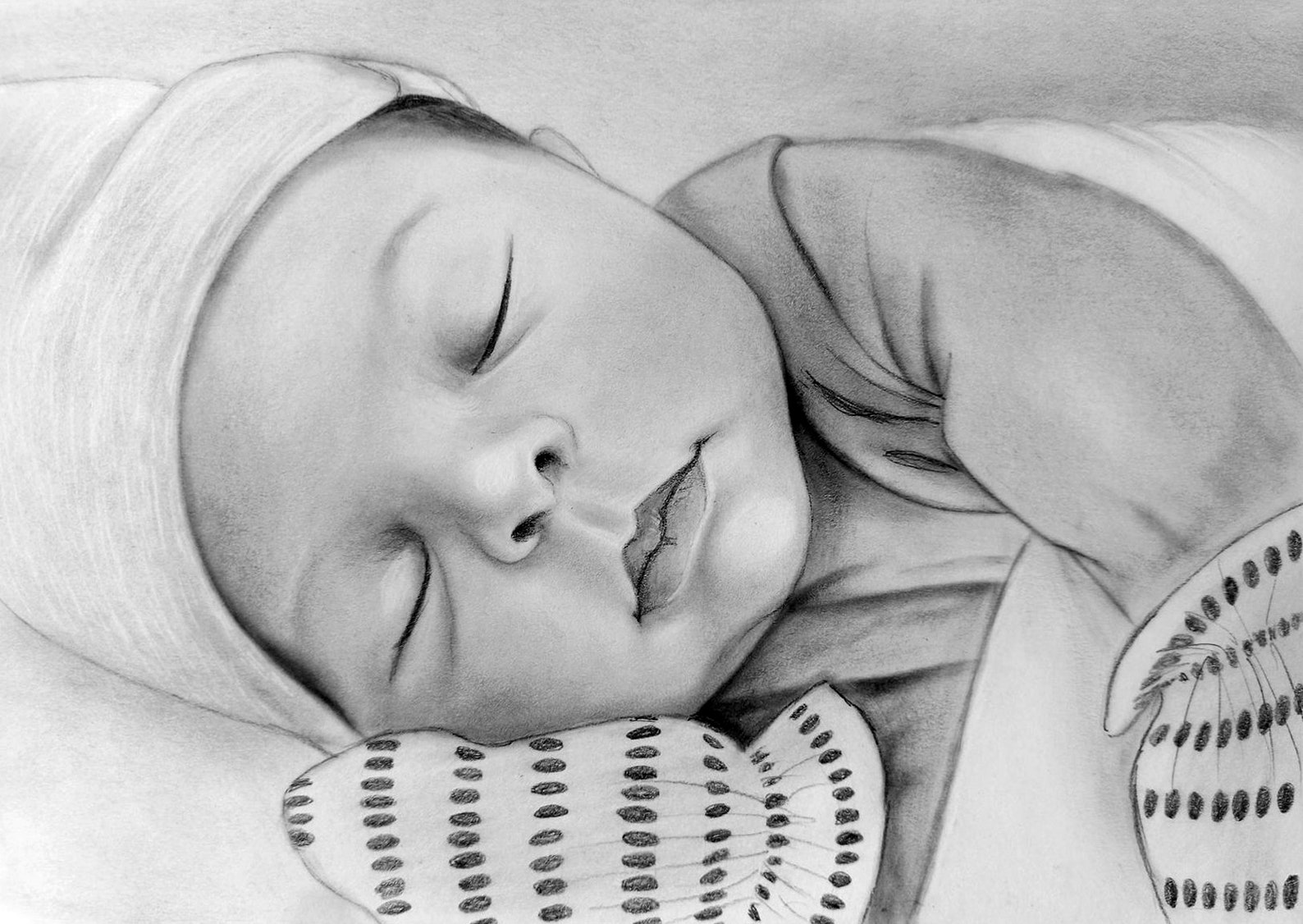 Custom Baby Portrait Realistic Kids Portrait. Original - Etsy
