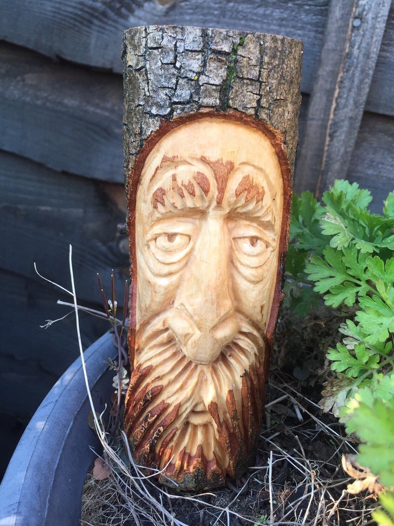 Woodspirit carving image 7