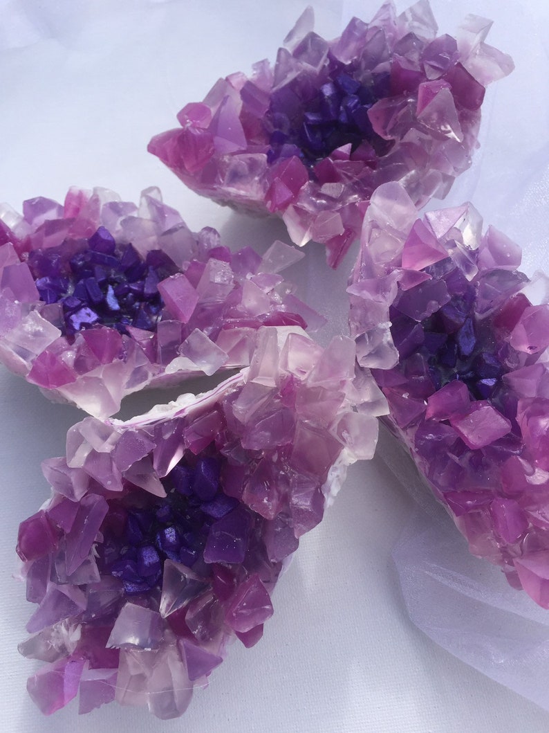 Amethyst Seifen mit ätherischem Lavendelöl Bild 6