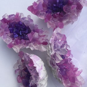 Amethyst Seifen mit ätherischem Lavendelöl Bild 1