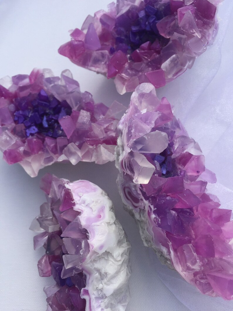 Amethyst Seifen mit ätherischem Lavendelöl Bild 7