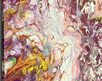 11x14in Paint Pour Shrooms 11x14in Paint Pour Shrooms