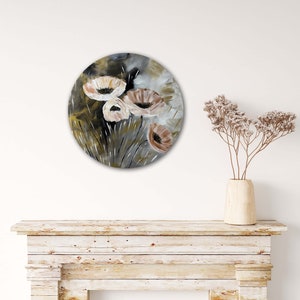 Poppies Painting, Abstract Poppies Painting, Floral art, Wall Art decoration, Flower Painting, Special Gift, Acrylic Painting