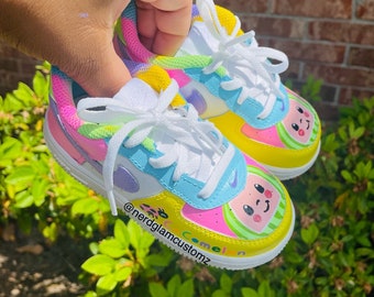 Custom Hand-painted Toddler Kids Cartoon Sneakers Personalized