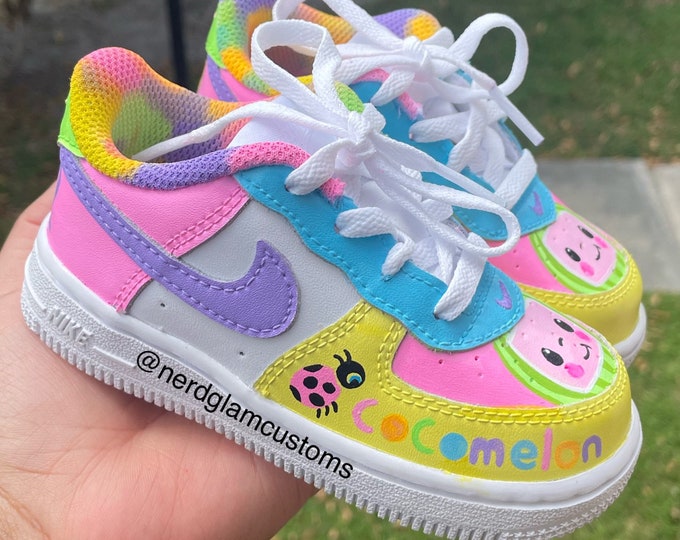 custom air force 1 cocomelon