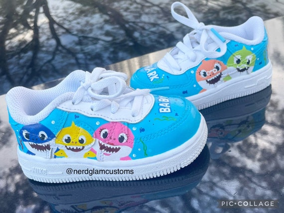 Custom Air Force 1 Kids Nike Air Force 1 Blue Nike Shoes - Etsy Australia