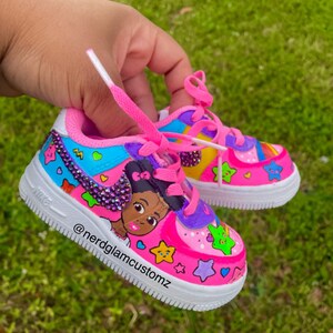 Air Force 1 Custom Low Gender Reveal Shoes Baby Blue & Pink All Sizes Af1 Sneakers 16 Mens (17.5 Women's)